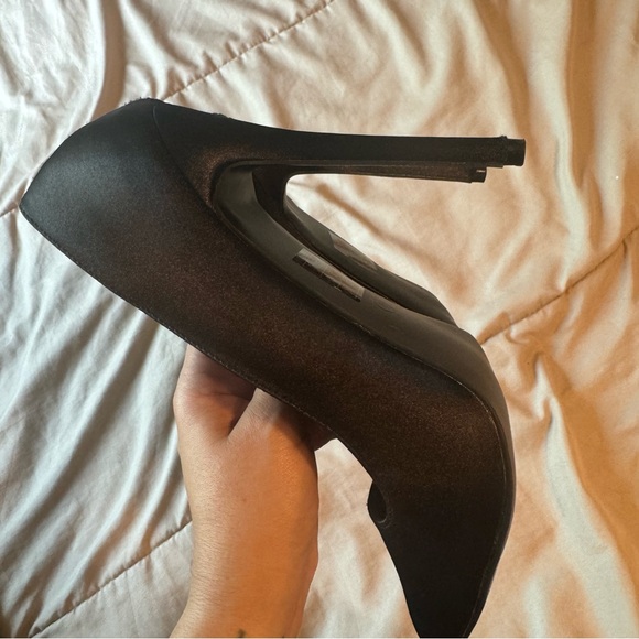 Black PrettyLittleThing Pointy Toe Stilleto Pumps - Picture 2 of 5